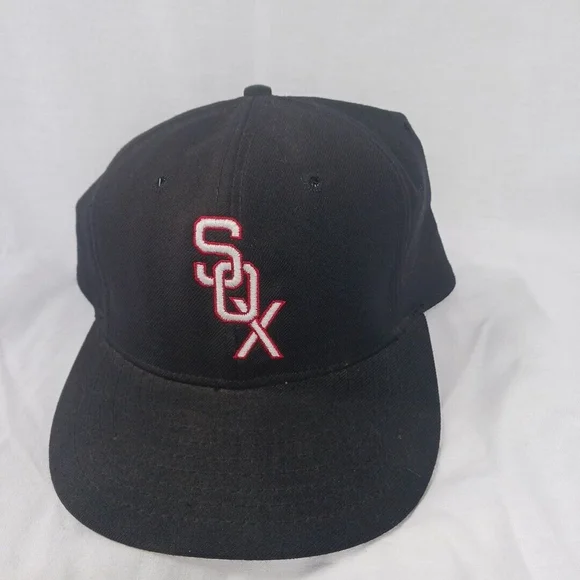 Vintage Chicago White Sox Hat Roman Pro Wool Size 7 5/8 - Picture 2 of 9